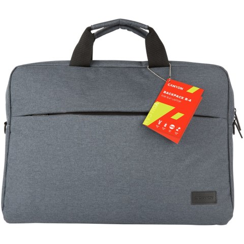 CANYON Torba na laptopa B-4 Biznesowa 15.6'' Szara