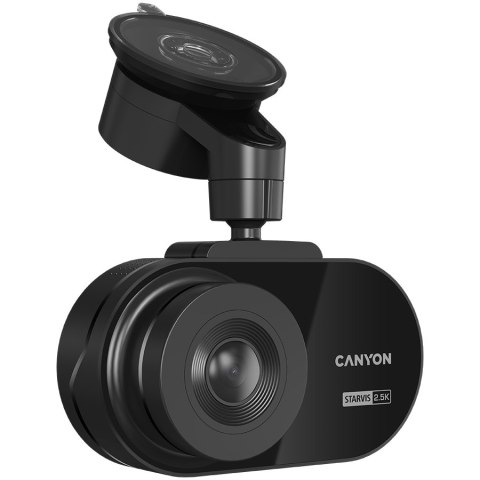 CANYON Wideorejestrator DVR25 WQHD 2.5K 1440p Wi-Fi Czarny