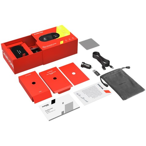 CANYON Wideorejestrator DVR25 WQHD 2.5K 1440p Wi-Fi Czarny