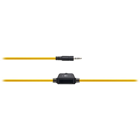 CANYON Zestaw słuchawkowy HSC-1 PC Mik 2m Czarno - Żółty