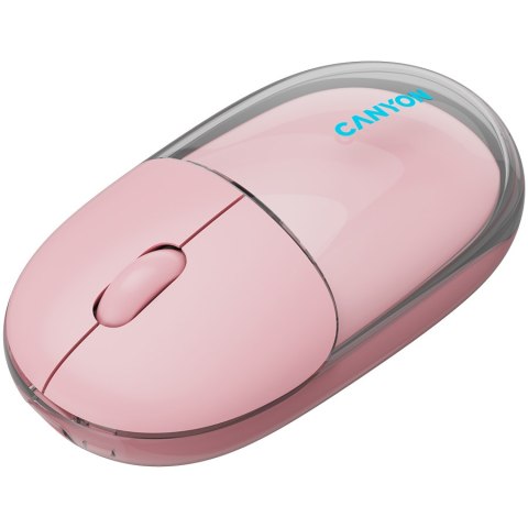 CANYON mouse OnClick 24 BT/ Wireless Transparent/Pink