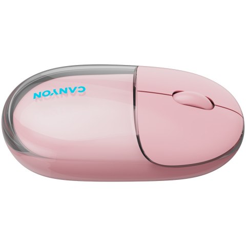 CANYON mouse OnClick 24 BT/ Wireless Transparent/Pink