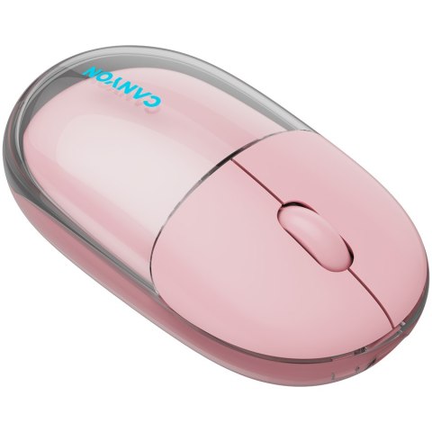 CANYON mouse OnClick 24 BT/ Wireless Transparent/Pink