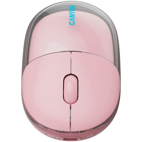 CANYON mouse OnClick 24 BT/ Wireless Transparent/Pink