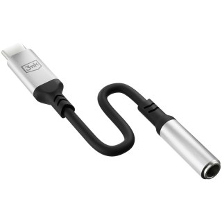 3MK Adapter 3,5mm JACK - USB-C Black