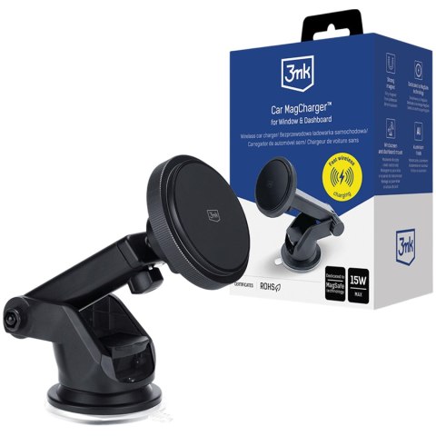3MK Car Holder MagCharger for Window & Dashboard