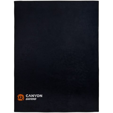 CANYON Mata podłogowa pod fotel FM-01 130x100 cm Czarna