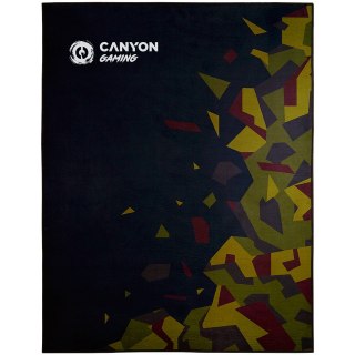 CANYON Mata podłogowa pod fotel FM-02 130x100 cm Czarna
