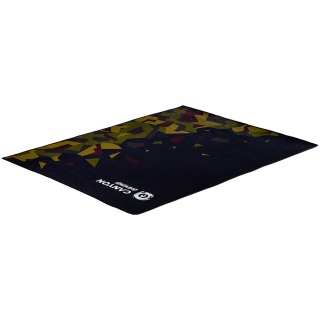 CANYON Mata podłogowa pod fotel FM-02 130x100 cm Czarna