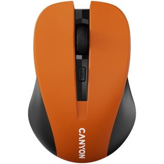 CANYON Mysz bezprzewodowa MW-1 Pomarańczowa