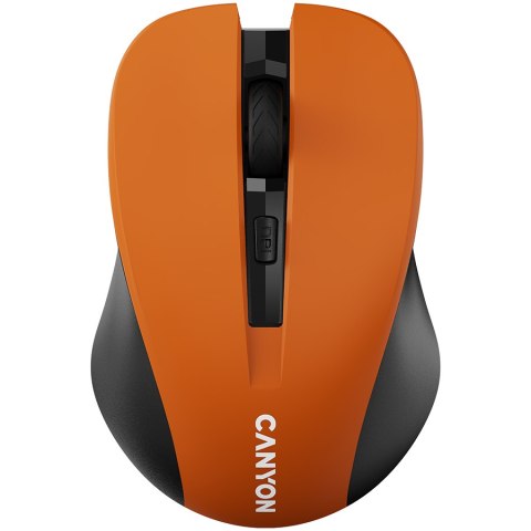 CANYON Mysz bezprzewodowa MW-1 Pomarańczowa