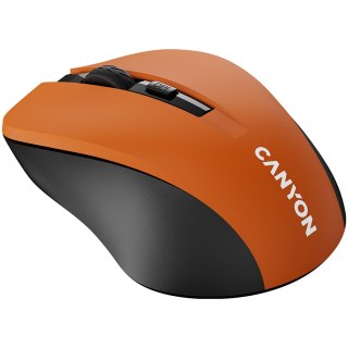 CANYON Mysz bezprzewodowa MW-1 Pomarańczowa