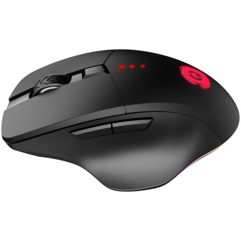 CANYON Mysz gamingowa Crusader GMW-13 RGB 7 Przyc. Bezprz. Czarna