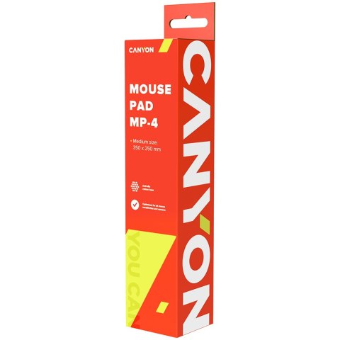 CANYON Podkładka pod mysz MP-4 350x250mm Czarna