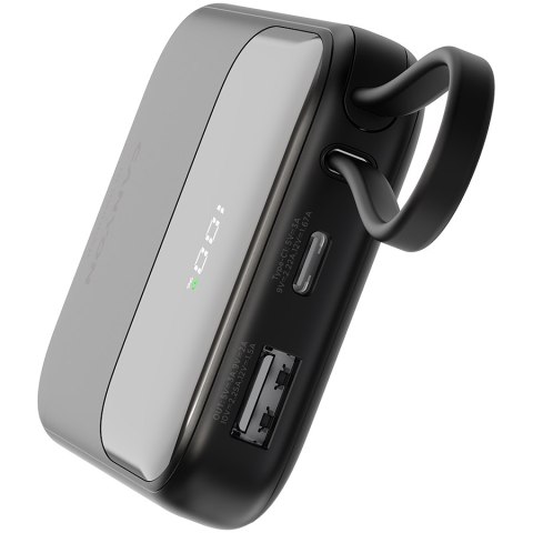 CANYON Powerbank OnPower 101 z kablem 10000 mAh PD22.5W Czarny