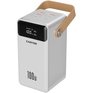 CANYON Powerbank OnPower 610 Aluminium 60000 mAh PD100W Biały