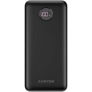 CANYON Powerbank PB-2002 LED 20000 mAh PD 20W QC 3.0 Czarny