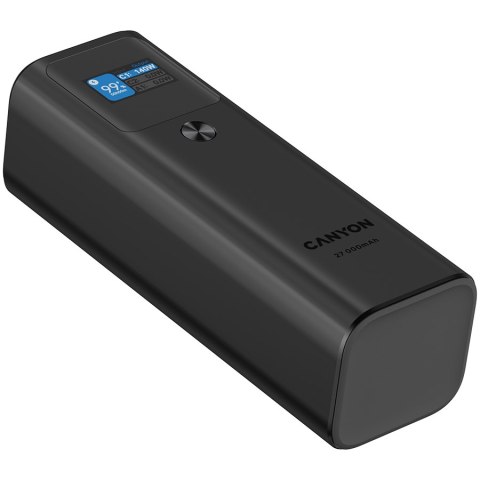 CANYON Powerbank PB-2010 TFT 27000 mAh 140W QC3.0 Grafitowy