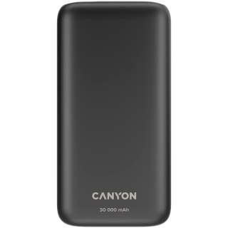 CANYON Powerbank PB-301 LED 30000 mAh PD 20W QC 3.0 Czarny