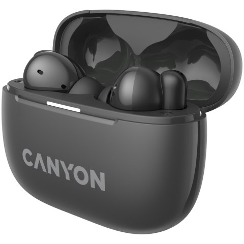 CANYON Słuchawki dokanałowe OnGo 10 ANC i ENC Szare