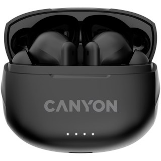 CANYON Słuchawki dokanałowe TWS-8 ENC Czarne