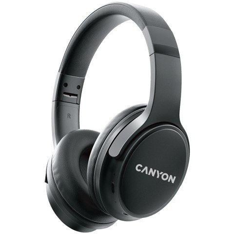 CANYON Słuchawki nauszne OnRiff 4 Bezprzewodowe Czarne