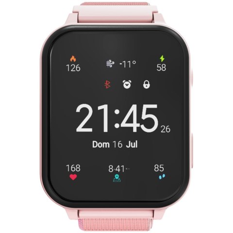 CANYON Smartwatch Alfie KW-37 MP3 Nauka i Zabawa Różowy