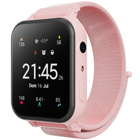 CANYON Smartwatch Alfie KW-37 MP3 Nauka i Zabawa Różowy