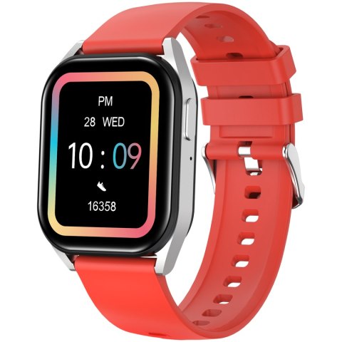 CANYON Smartwatch Chatter SW-58 BT-CALL Srebrno -Czerwony