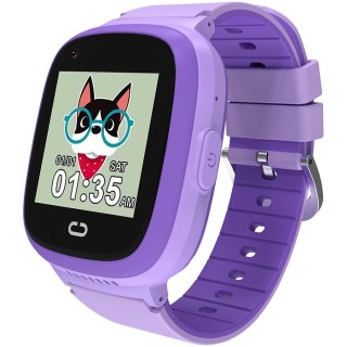 CANYON Smartwatch Sunny KW-48 4G GPS Gry Muzyka Fioletowy