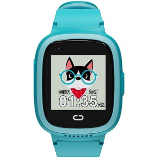 CANYON Smartwatch Sunny KW-48 4G GPS Gry Muzyka Niebieski
