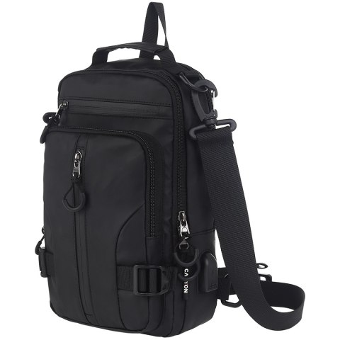 CANYON Torba CB-1 Transformatorowa z USB-A Czarna