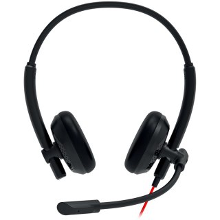 CANYON Zestaw słuchawkowy HS-07 PC Mik 3.5/USB 2.8m Czarny