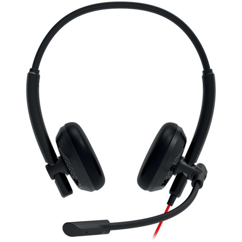 CANYON Zestaw słuchawkowy HS-07 PC Mik 3.5/USB 2.8m Czarny