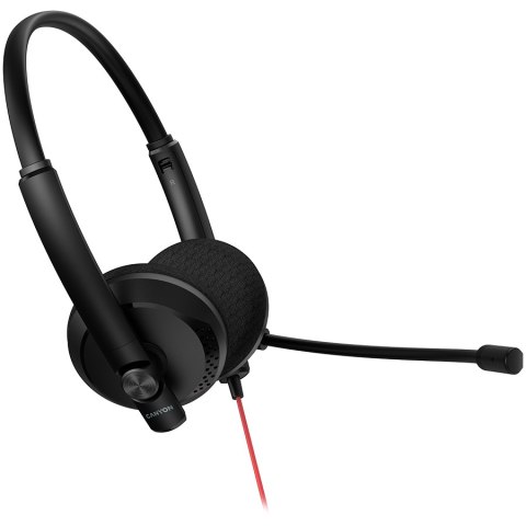 CANYON Zestaw słuchawkowy HS-07 PC Mik 3.5/USB 2.8m Czarny