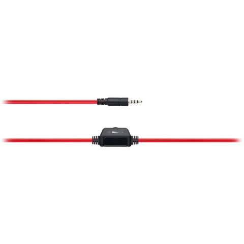 CANYON Zestaw słuchawkowy HSC-1 PC Mik 2m Czarno - Czerwony
