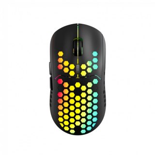 Canyon 7keys Gaming 2.4G wireless mouse, KA8 sensor, DPI up to 1600, rubber coating on panel, Huano 1million switch, 45cm PVC ca