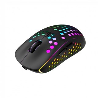 Canyon 7keys Gaming 2.4G wireless mouse, KA8 sensor, DPI up to 1600, rubber coating on panel, Huano 1million switch, 45cm PVC ca