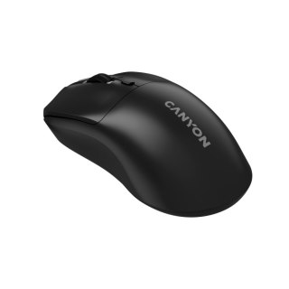 CANYON Mysz bezprzewodowa OnClick W06 2,4 GHz 1600 DPI 4 przyciski czarna