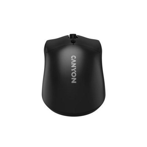 CANYON Mysz bezprzewodowa OnClick W06 2,4 GHz 1600 DPI 4 przyciski czarna