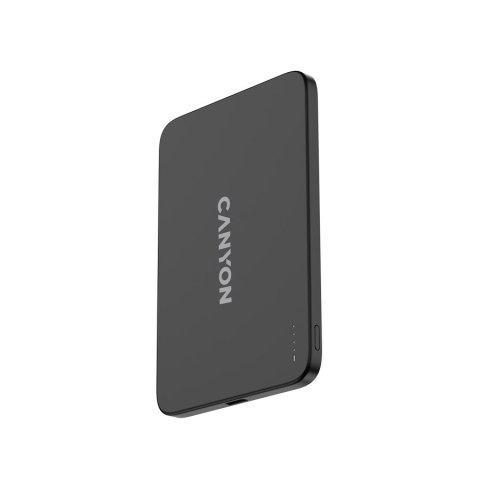 CANYON Powerbank magnetyczny 3000 mAh OnPower 503 Air USB-C ciemnoszary